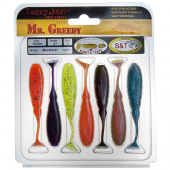 Виброхвосты LJ Pro Series Mister Greedy 3"