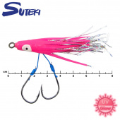 Ассист Yamai "Salmon Hook" с октопусом (длина снасти 6,5см) №2/0