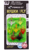 Набор стримеров на тройнике TP930-8-MIX (7 шт), крючок №8 Force (перо)