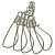 Дополнительные карабины для кукана Belmont Stringer 130 MP-091 Snap (5шт. в уп.)