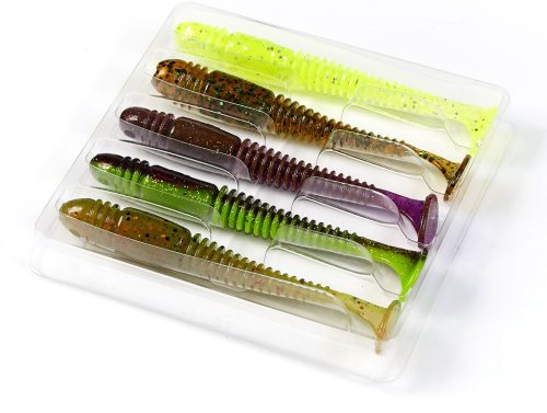 Виброхвосты LJ Pro Series Tioga 3,9" (Виброхвосты LJ Pro Series Tioga 3,9" -MIX1 (5шт) -221)
