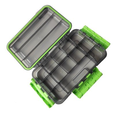 Коробка рыболовная Taka (Коробка рыболовная Taka-M (27,5х17,5х6см), Gray/Green -9608)