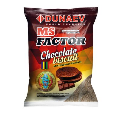 Прикормка "DUNAEV-MS FACTOR" 1,0кг  (Прикормка "DUNAEV-MS FACTOR" 1,0кг -Шоколадный бисквит (2367))