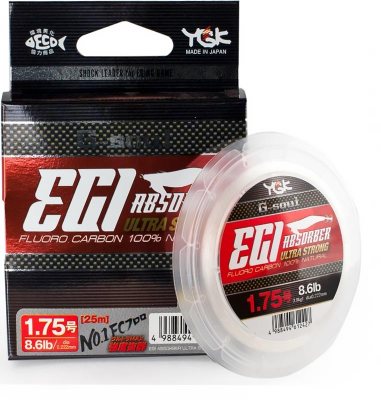 Флюрокарбон (шок-лидер) YGK Egi Absorber Ultra Strong 25м (Флюрокарбон (шок-лидер) YGK Egi Absorber Ultra Strong 25м -1.5 (7.8lb) -410)