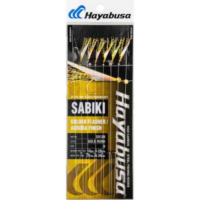 Сабики Hayabusa EX128 (2,10м) (Сабики Hayabusa EX128 № 8-0,29-0,38 (2,10м, отводной -10см) 6кр.)