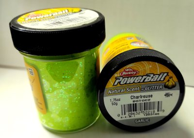Форелевая паста Berkley Extra Scent Glitter  (Форелевая паста Berkley Extra Scent Glitter (2189) Chartreuse/Garlic)