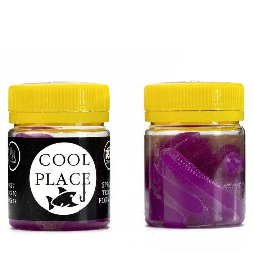 Силиконовые приманки Cool Place Buk Floating Stretch (Силик. прим. Cool Place Buk Floating Stretch 65мм -02 (фиолетовый) (7шт)-388)