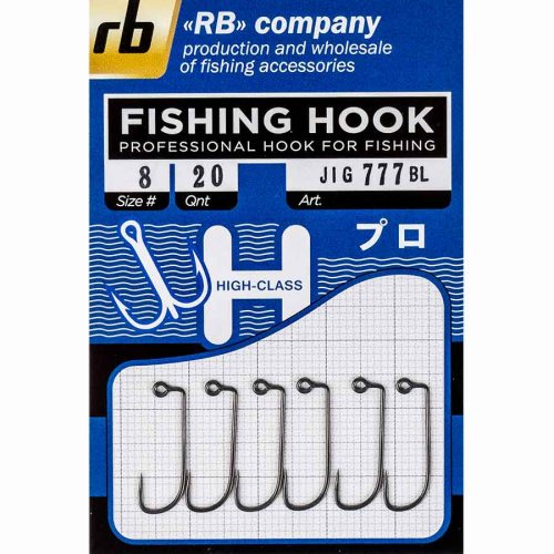Крючки Hayabusa Trout-Jig 777BL Teflon (Крючки Jig 777BL #8 тефлон ( 20шт))
