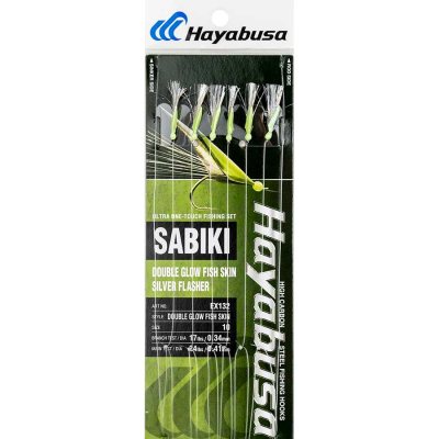 Сабики Hayabusa EX132 (2,10м) (Сабики Hayabusa EX132 №10-0,34-0,41 (2,10м, отводной - 10см), 6кр)
