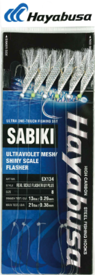 2,10м) (Сабики Hayabusa EX134 № 8-0,29-0,38 (2,10м, отводной -10см) 6кр.